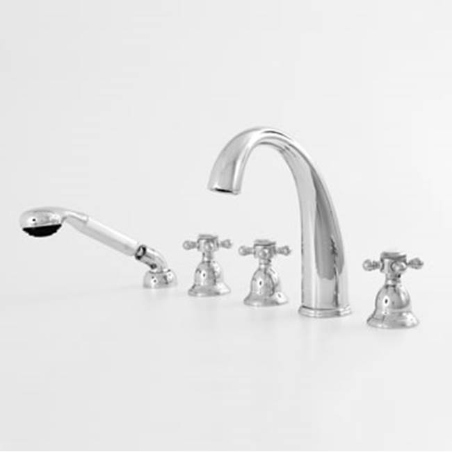 Sigma Deck Mount Roman Tub Faucets With Hand Showers item 1.201493T.46