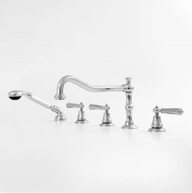 Sigma Deck Mount Roman Tub Faucets With Hand Showers item 1.355993T.24