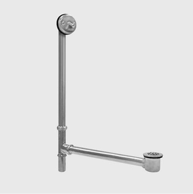 Neenan Company ShowroomSigmaConcealed Trip-lever Waste & Overflow with Bathtub Drain & Strainer Makes up to 22''x 25''- 27'' Tall, Adjustable  POLISHED NICKEL PVD .43