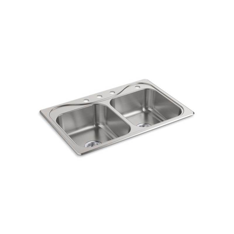 Sterling Plumbing Drop In Kitchen Sinks item 11401-4-NA