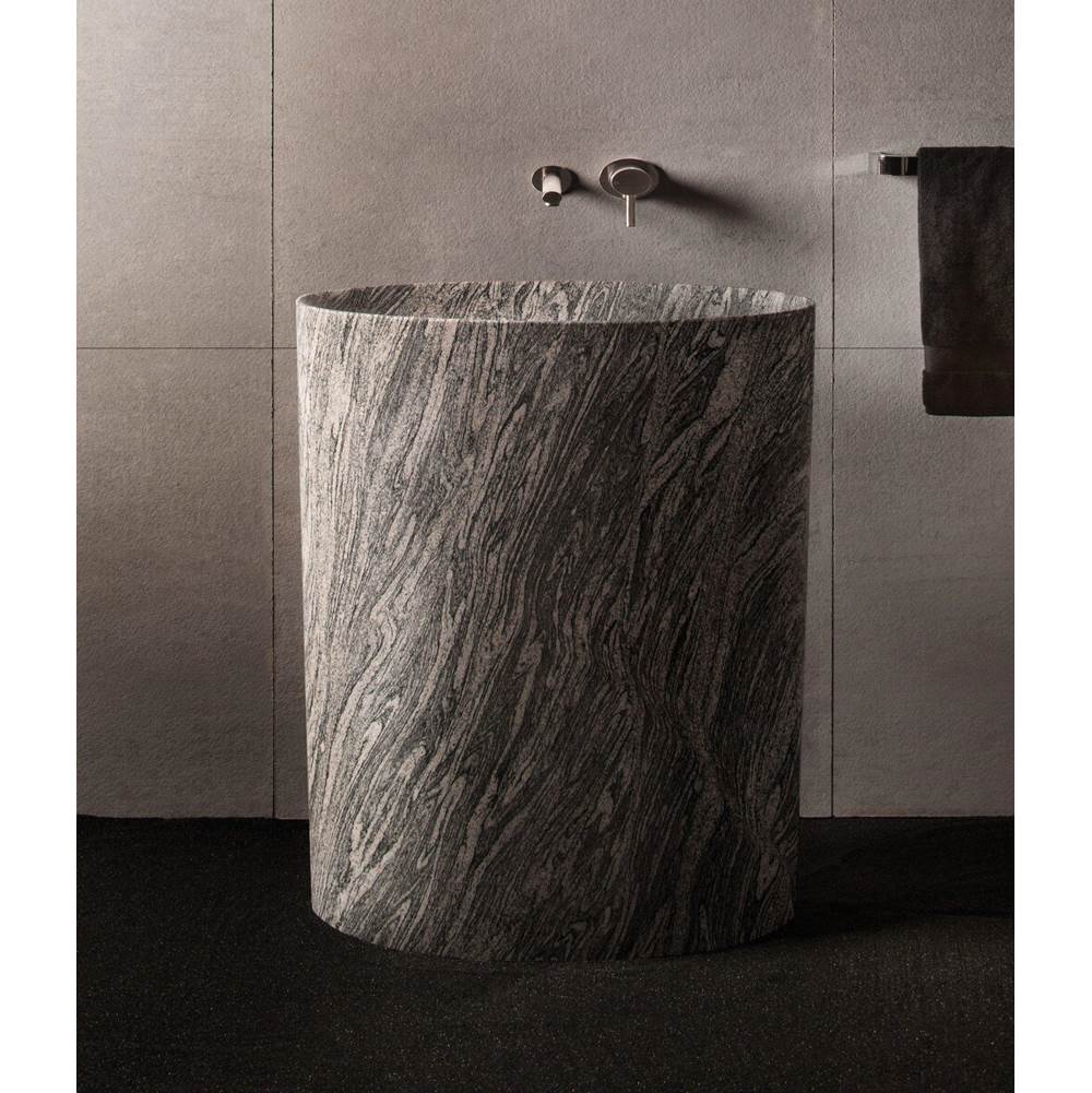 Neenan Company ShowroomStone ForestNew Infinity Pedestal Sink