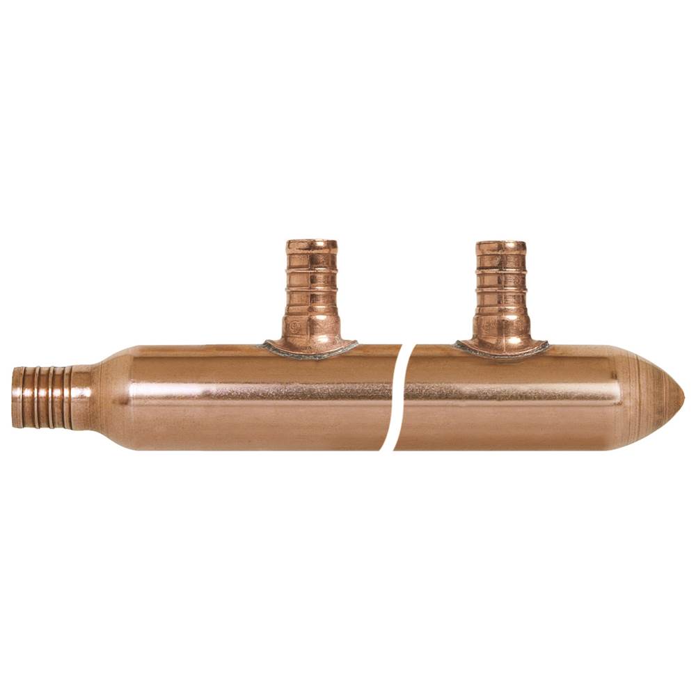 Copper by Sioux Chief 672X0390 CLOSED 3 Port 1/2" PEX Plumbing Manifold 
