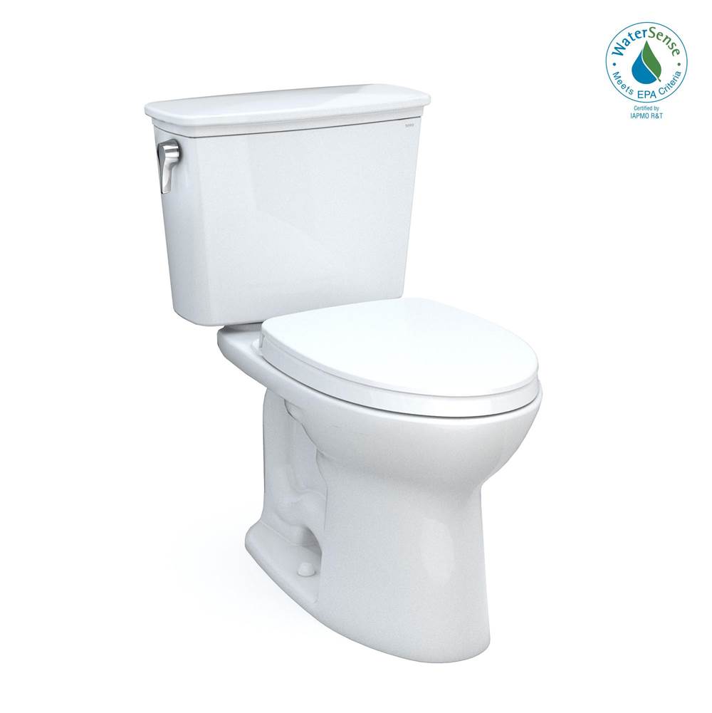 Neenan Company ShowroomTOTOToto® Drake® Transitional Two-Piece Elongated 1.28 Gpf Universal Height Tornado Flush® Toilet With Cefiontect® And Softclose® Seat, Washlet®+ Ready, Cotton White