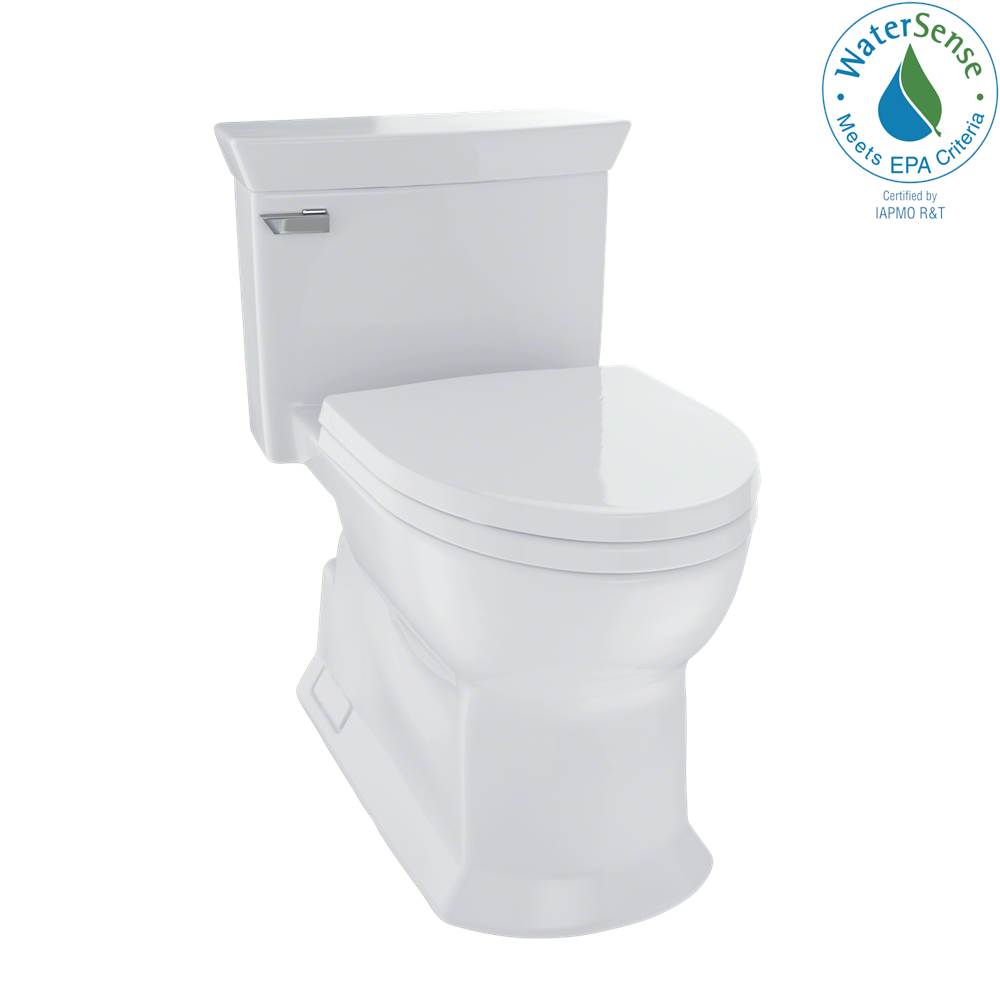 Neenan Company ShowroomTOTOToto® Eco Soirée® One Piece Elongated 1.28 Gpf Universal Height Skirted Toilet With Cefiontect, Colonial White
