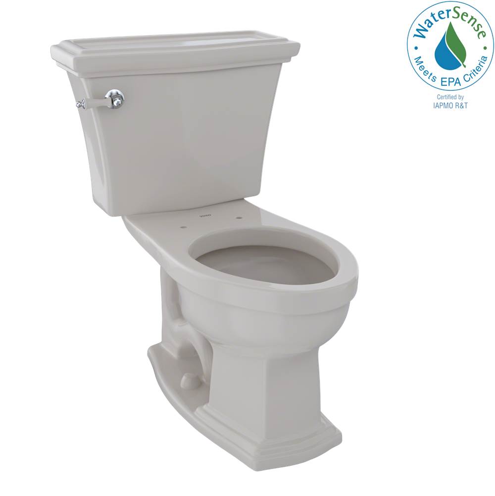Neenan Company ShowroomTOTOToto® Eco Clayton® Two-Piece Elongated 1.28 Gpf Universal Height Toilet, Sedona Beige