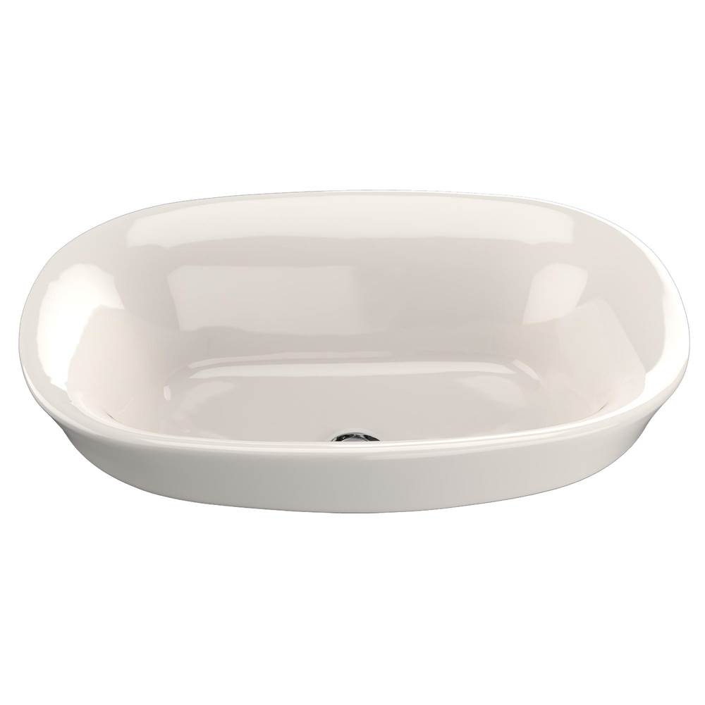 Neenan Company ShowroomTOTOToto® Maris™ Oval Semi-Recessed Vessel Bathroom Sink With Cefiontect, Sedona Beige