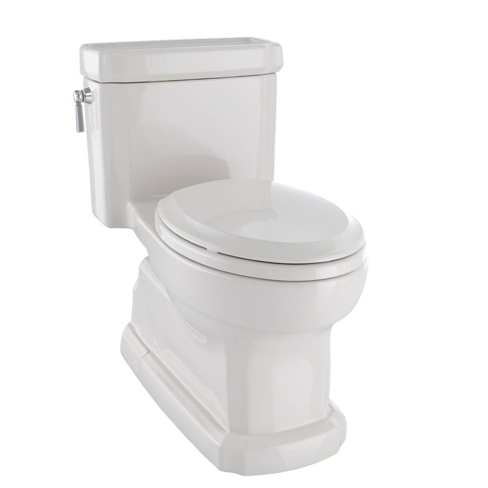 Neenan Company ShowroomTOTOTOTO Eco Guinevere Elongated 1.28 GPF Universal Height Skirted Toilet with CEFIONTECT and SoftClose Seat, Sedona Beige - MS974224CEFGNo.12