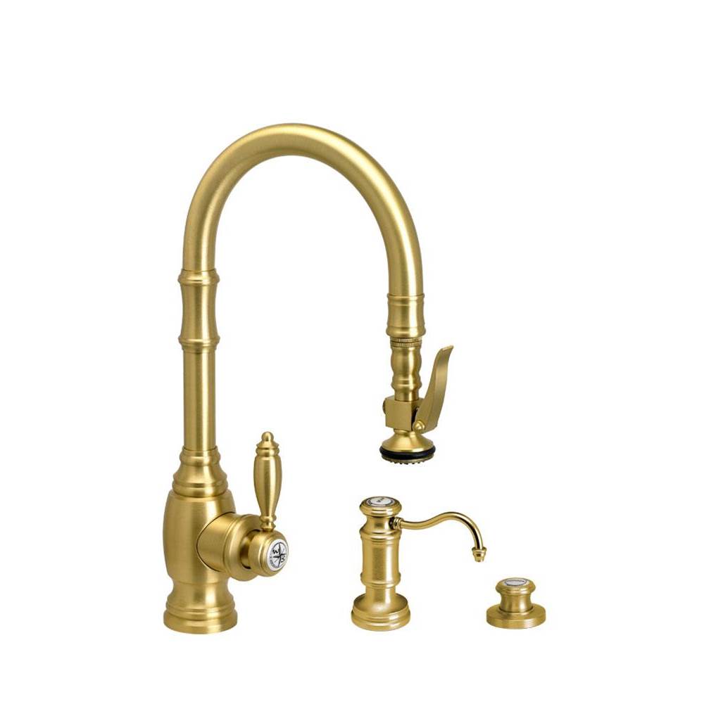 Neenan Company ShowroomWaterstoneWaterstone Traditional Prep Size PLP Pulldown Faucet - 3pc. Suite