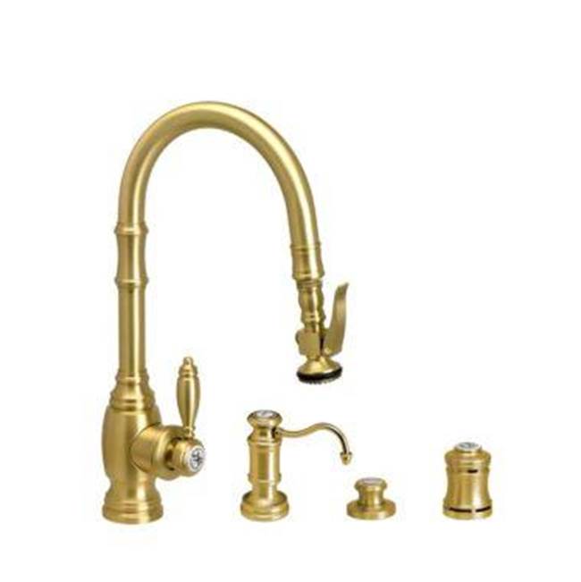 Waterstone Pull Down Bar Faucets Bar Sink Faucets item 5210-4-BLN