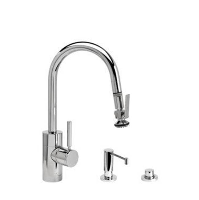 Waterstone Pull Down Bar Faucets Bar Sink Faucets item 5940-3-SC
